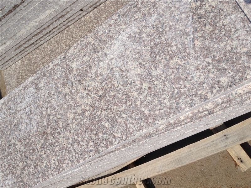 G664 Granite Steps Misty Brown Granite Stairs & Steps