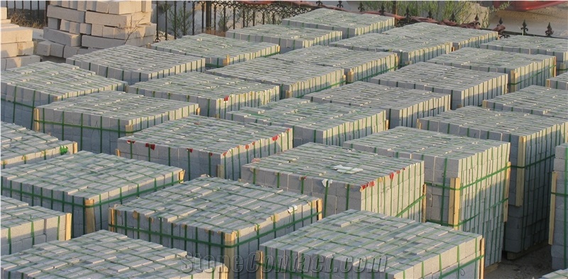 G343 Dark Grey Granite Cube Stone, China Grey Granite