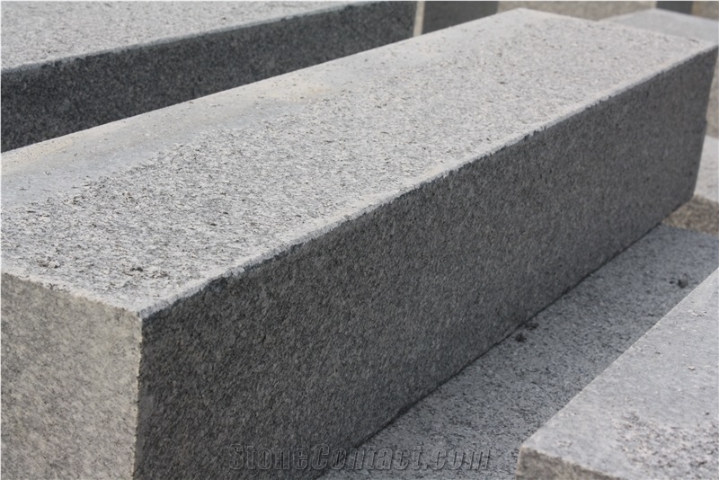 G343 Dark Grey Granite Cube Stone, China Grey Granite