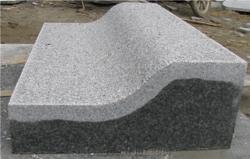 G343 Dark Grey Granite Cube Stone, China Grey Granite