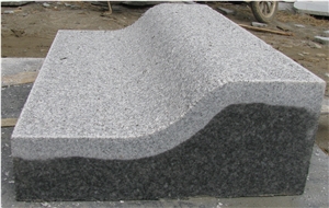G343 Dark Grey Granite Cube Stone, China Grey Granite