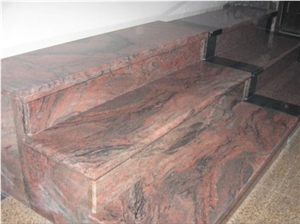 China Multicolor Red Granite Stairs & Steps