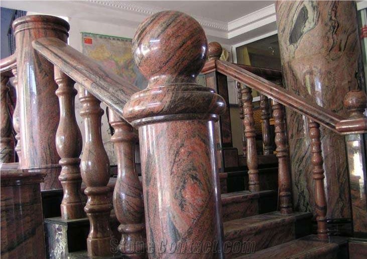 China Multicolor Red Granite Stairs & Steps