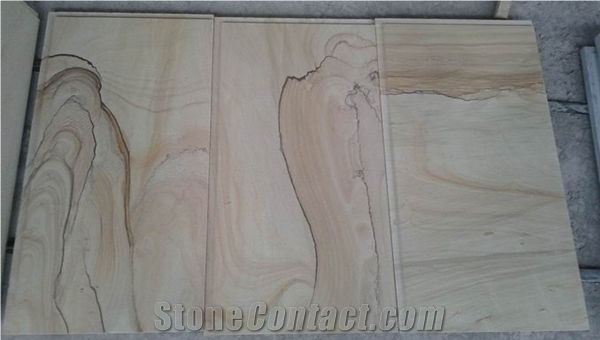 China Scenery Sandstone Tiles Walling