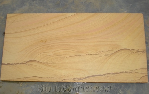 China Scenery Sandstone Tiles Walling