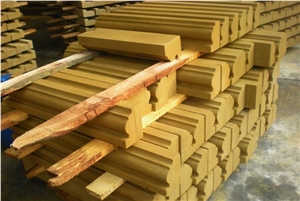 China Yellow Sandstone Molding & Border