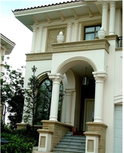 China Yellow Sandstone Wall Tiles Projects