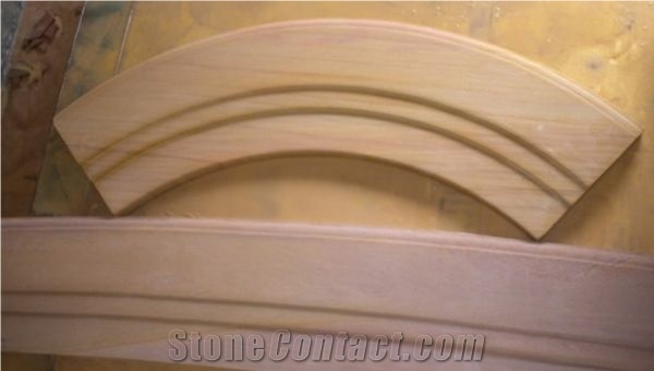 China Yellow Sandstone Window Sills,Door Frame