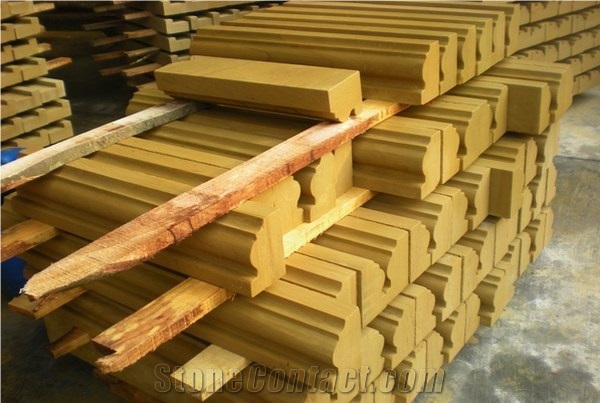 China Yellow Sandstone Window Sills,Door Frame