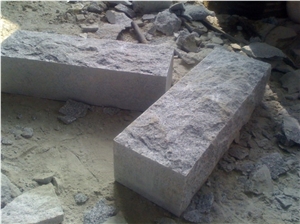 G603 Grey Granite Split Face Kerbstone,Garden Side Stone Curbstone
