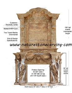 Beige Limestone Fireplace Stone Fireplace Mantel,Hy Beige Limestone Fireplaces
