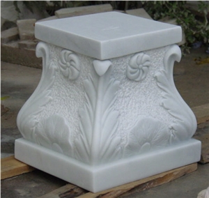 Column Pillar Building Material, Hy Beige Limestone Columns