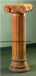 Column Pillar Building Material, Hy Beige Limestone Columns