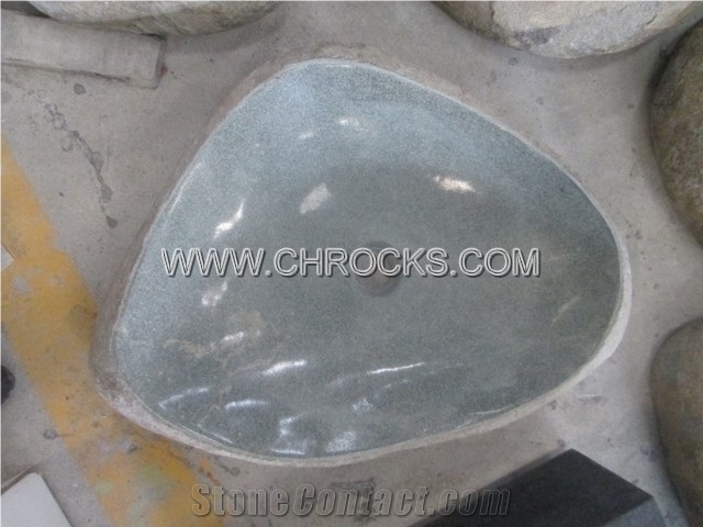Natural Cobble Sink,Green River Sink, Green River Sink Marble Sinks