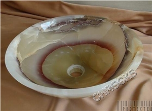 White Onyx Vessel Sink,White Onyx Wash Basin