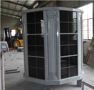 Supply 76 Niche Hexagon Roman Pillar Cremation Columbarium