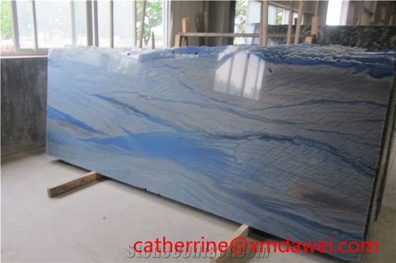 Azul Macaubas Quartzite Slabs & Tiles, Brazil Blue Quartzite