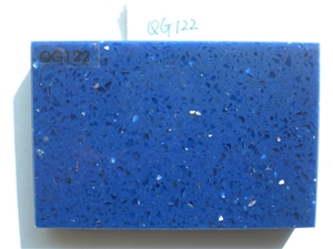 High Quality Blue Artificial Quartz Slabs