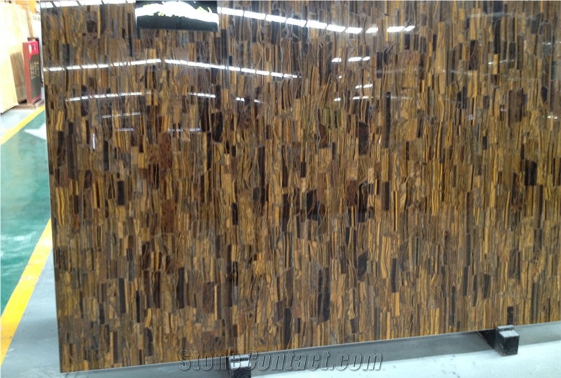 Brown Agate Semiprecious Stone Slabs