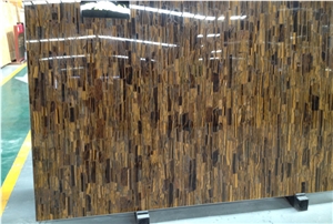 Brown Agate Semiprecious Stone Slabs