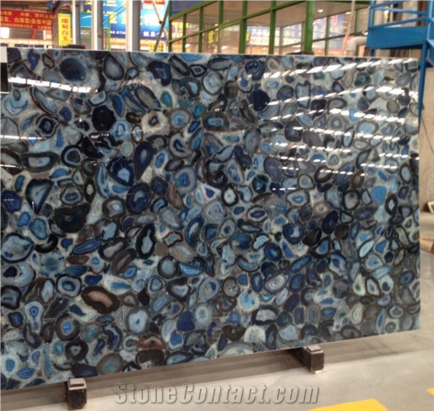 Brown Agate Semiprecious Stone Slabs