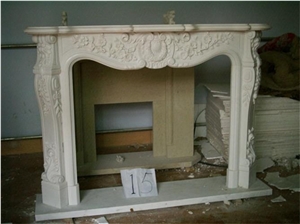 Dw Indoor Electric Fireplace Without Remote Control,White Marble Fireplace