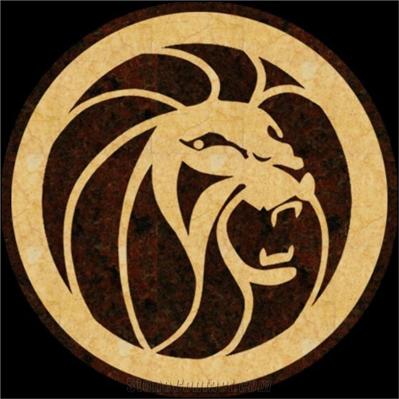 Marble Masaic, Black Marble Medallion