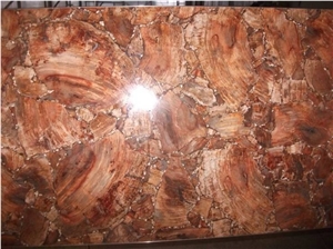 High Quality Red Agate Semiprecious Stone Slabs