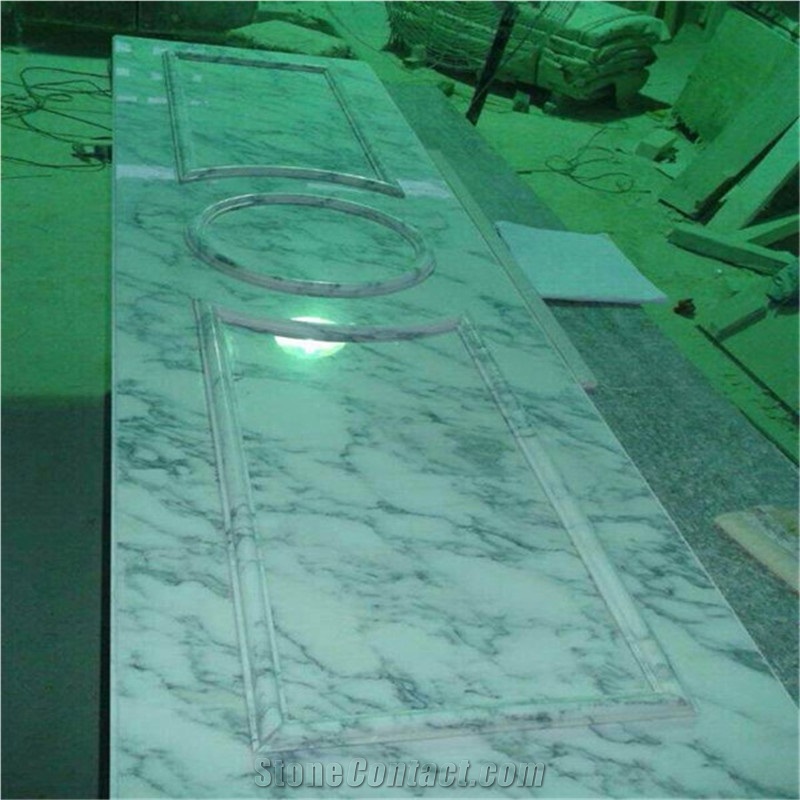 Square Floor Marble Medallion