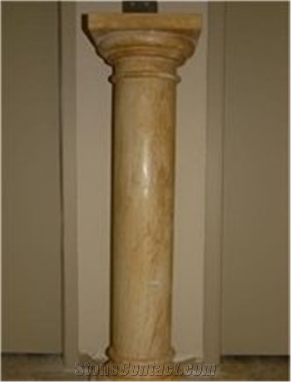 Stone Roman Column Caving, White Marble Roman Columns