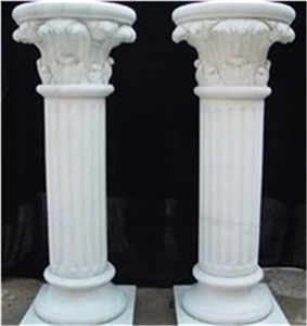 White Marble Columns