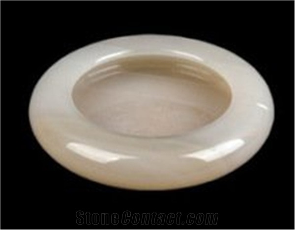 White Onyx Ashtray