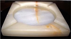 White Onyx Ashtray