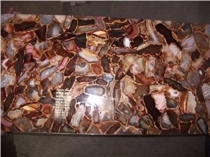 High Quality White Semiprecious Stone Slabs