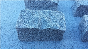 Gris Quintana Cobble Stone, Paving Stone, Grey Quintana Granite Paving Stone