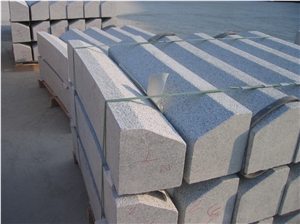 G603 Brushhummered Kerbstone, Natural Grey Granite Kerbs