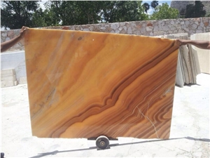Honey Amber Onyx Slabs