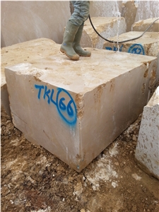 Bursa Dark Beige, Turkey Beige Marble Block