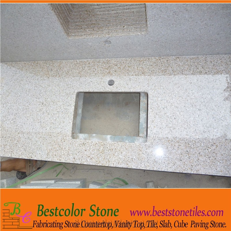 G682 Golden Garnet Granite Bathroom Vanity Tops