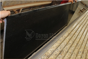 India Galaxy Black Granite Kitchen Cut-To-Size Countertop