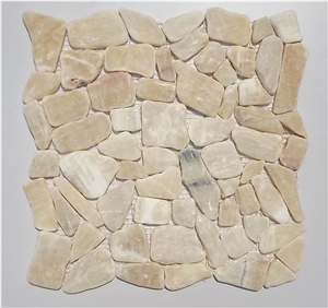 Gold Onyx Mosaic Random Shape Mosaic