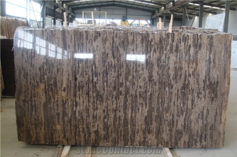Golden Beach Brown Limestone Slab