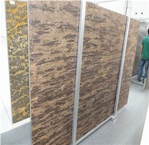 Golden Beach Brown Limestone Slab