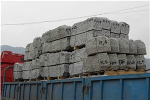 Picked Surface G341 Grey Granite Curbstone