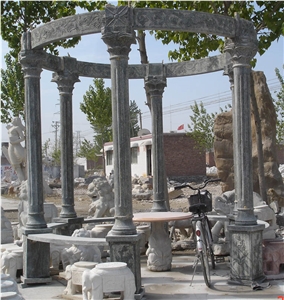 Grey Granite Noble Gazebo, Garden Pavilion