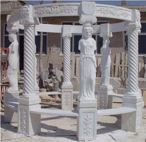 Grey Granite Noble Gazebo, Garden Pavilion