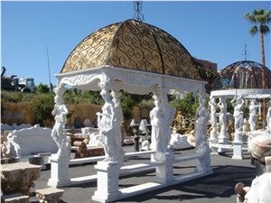 Grey Granite Noble Gazebo, Garden Pavilion