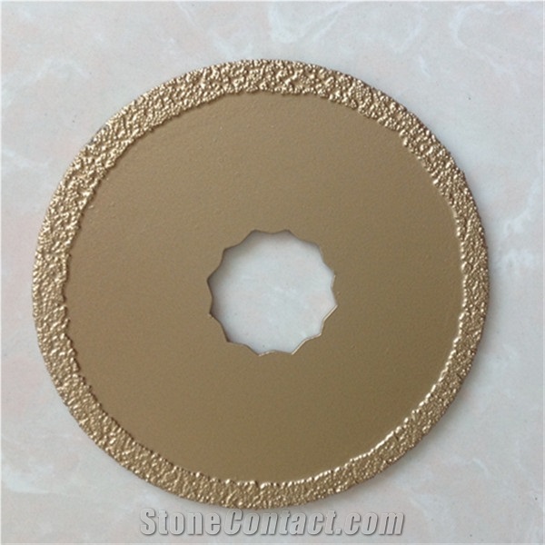 Vaccum Brazed Diamond Saw Blade for Stone Cutting/Stone,Tile Cutting Disc (Saws)
