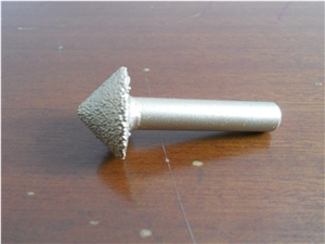 Vacuum Brazed Cnc Diamond Carving Graver Bits