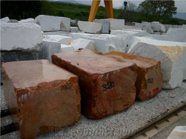 Red/Rosso Damasco Block